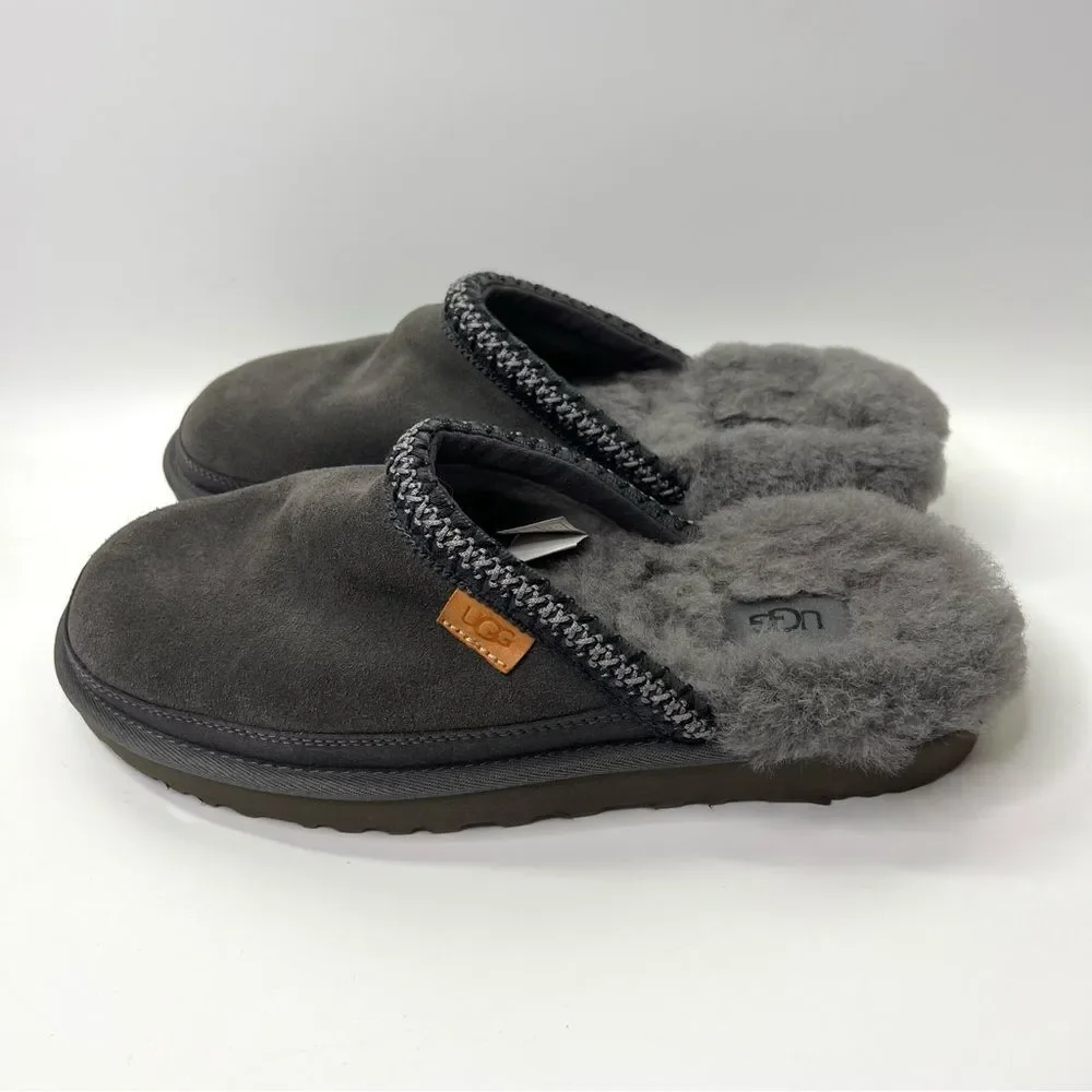 UGG Tasman Slip On Slippers Dark Grey Men’s 10/43 EU - Picture 2 of 14